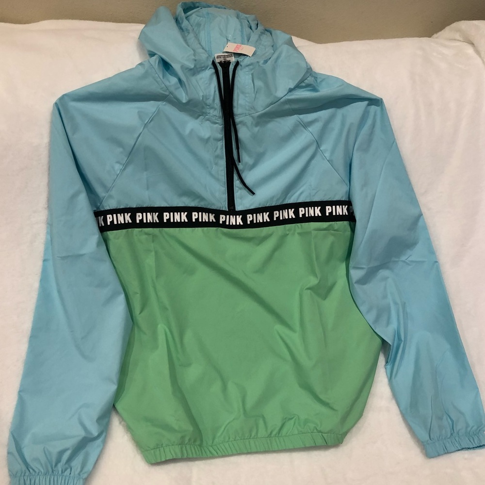 VS PINK ANORAK Blue/Green - S - Picture 2 of 5